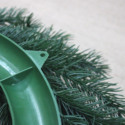 114单色小环40cm 圣诞用品花环细节图