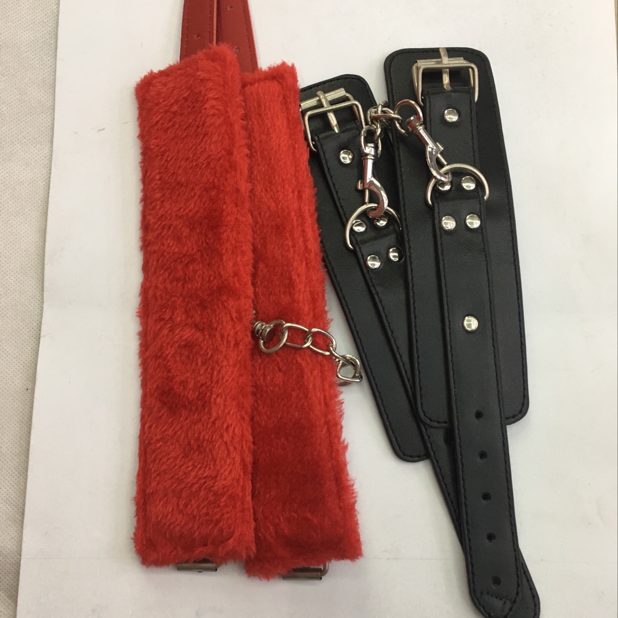 PU handcuffs full figure