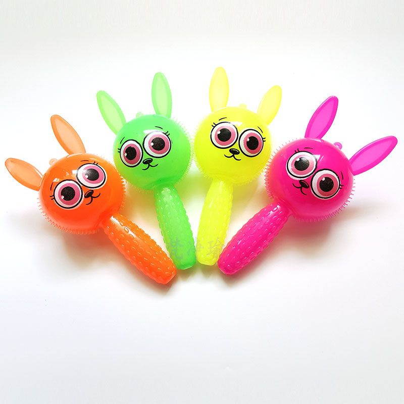 手柄闪光口哨兔头