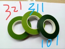厂家直销绿色纸胶带，dly制作花杆花环手环工艺品