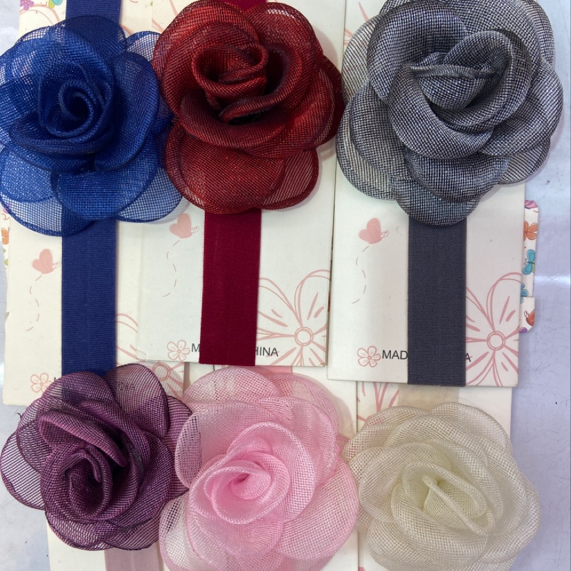 Korean version of baby lace flower hair ornament