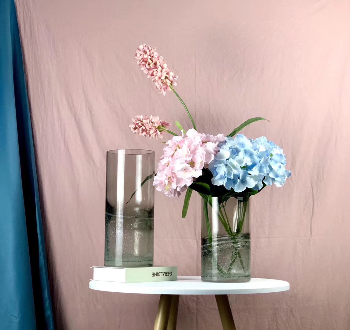 创意其他材质工艺品插花摆件干花客厅餐桌居家装饰玻璃瓶搭配