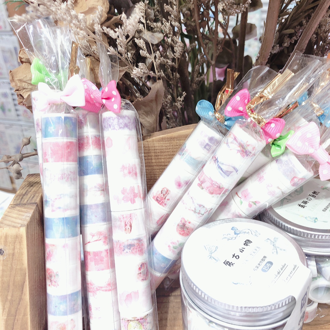 迷你糖果棒和纸贴手帐胶带产品图