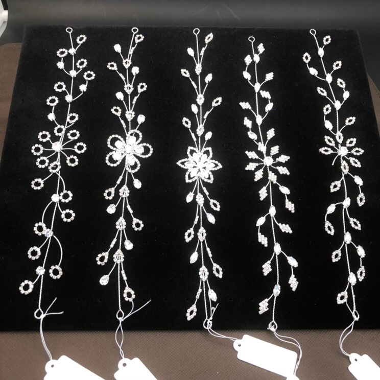 Korean zircon hairpin wedding dress accessories