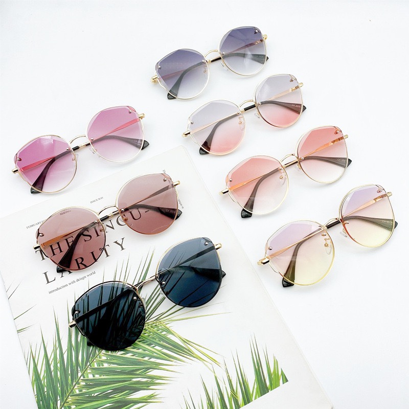 New rimless cut sunglasses