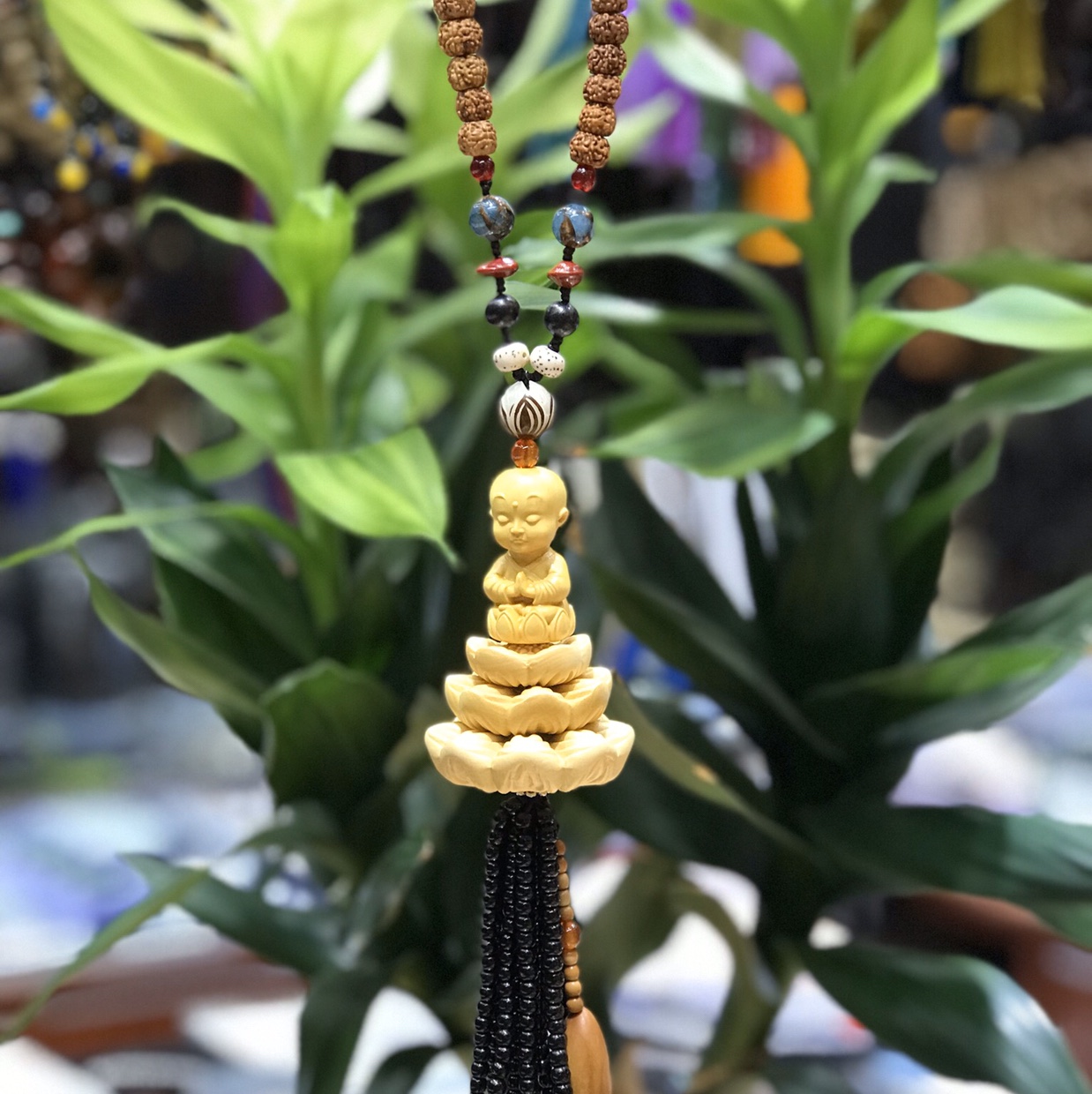 48 Boxwood three-layer lotus child cart hanging