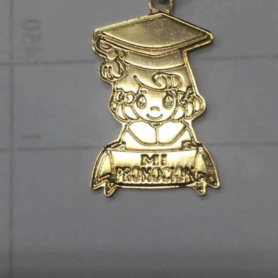 Stainless Steel Pendant Mortarboard Hat