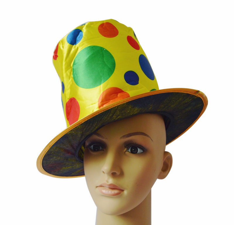 Halloween supplies, dance party costumes, stage performance props, clown costumes, clown hats, top hats, and magician hats Application Scenario