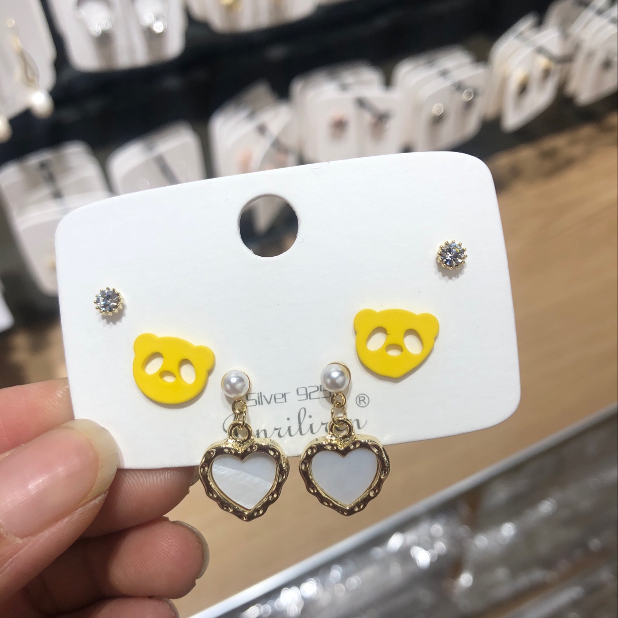 Today's Liren Accessories Fashion Korean-style Ear Stud 3-piece Set Series details Picture