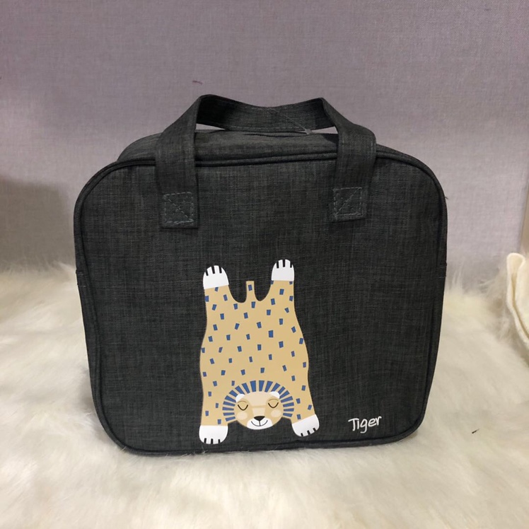 Love Fashion A105 Frosted Square Bag Lunch Box With Interlining Cloth 2020 New Application Scenario