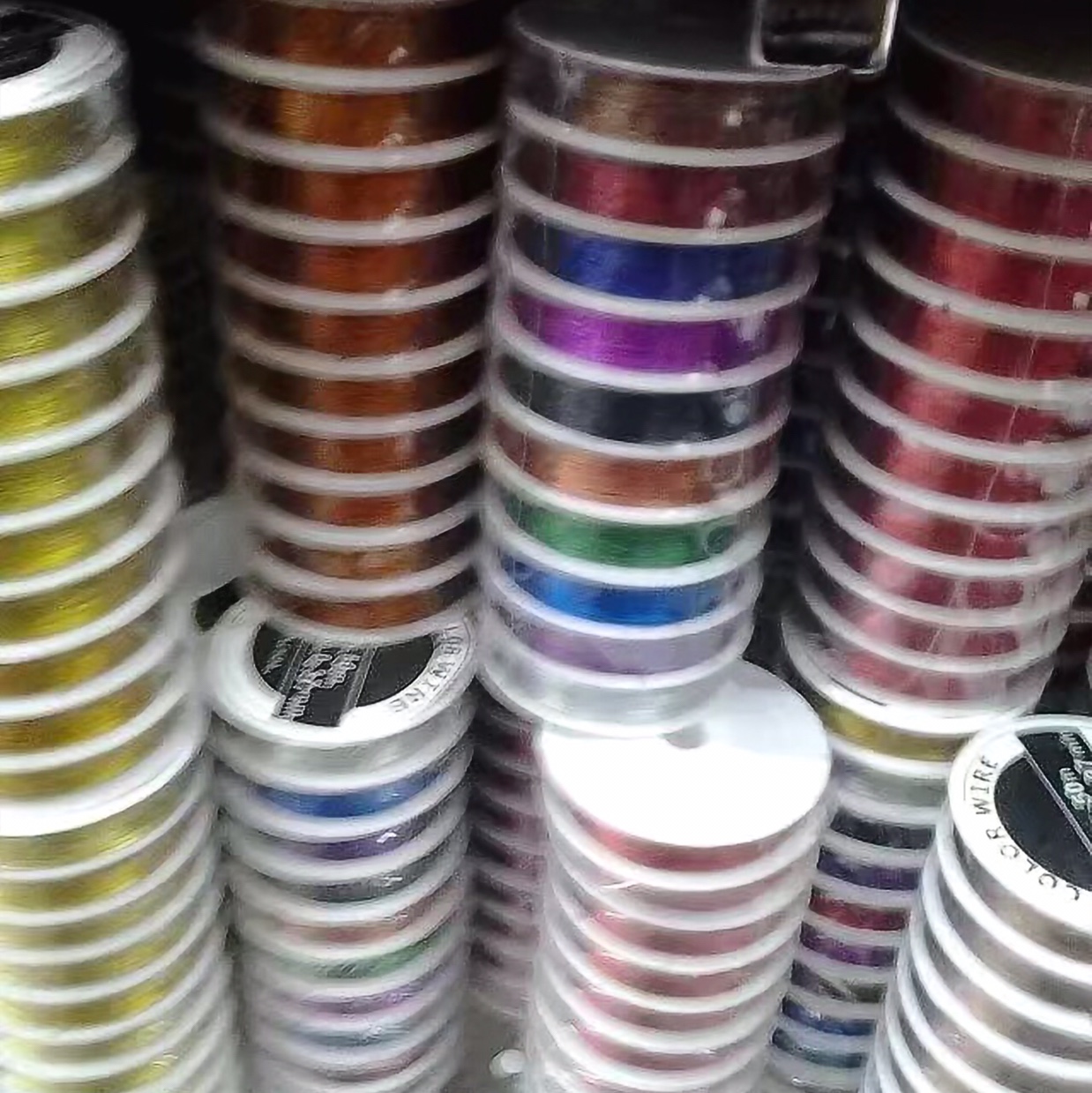 Single-color colored iron wire