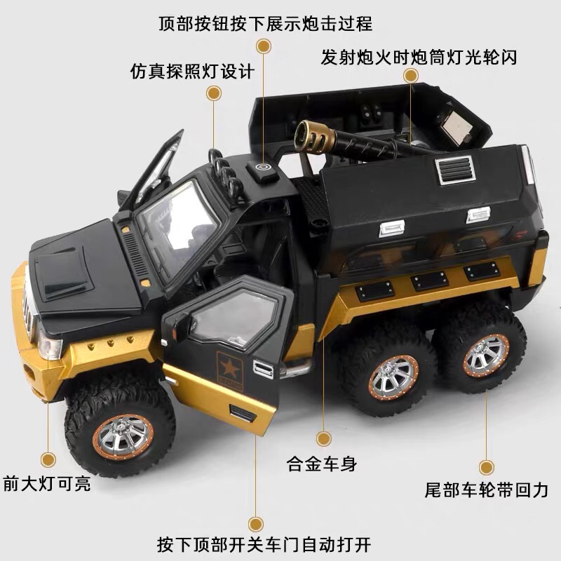 Military armored vehicles, battlefield toys, World War II alloy cars, cars, Jeep models, simulation off-road vehicles, tanks Application Scenario