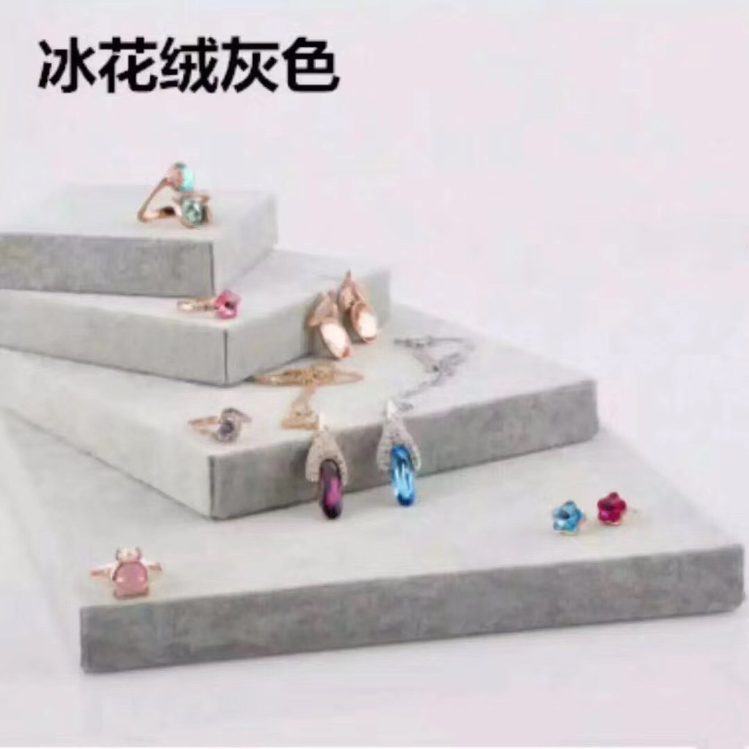 厂家直销冰灰首饰展示板 柜台珠宝道具手镯玉器玛瑙饰品展架首饰架