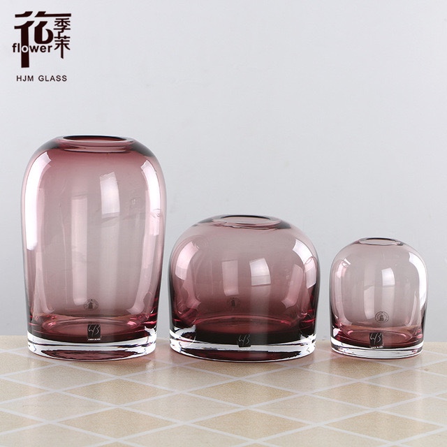 Direct sales and wholesale of Nordic simple transparent glass vases, fresh and clean decorative items for dining tables, bedside tables and bathroom flower arrangements details Picture