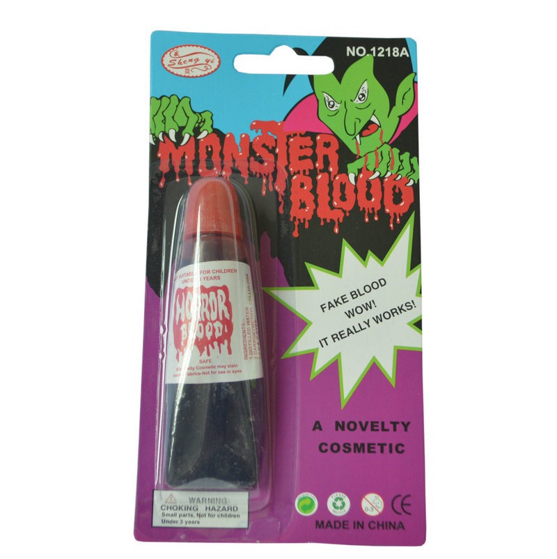 Halloween supplies: Plasma dentures, vampire plasma, red plasma liquid fake blood details Picture