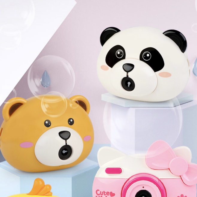The fully automatic kitty bubble machine with light and music is selling well at street stalls undefined