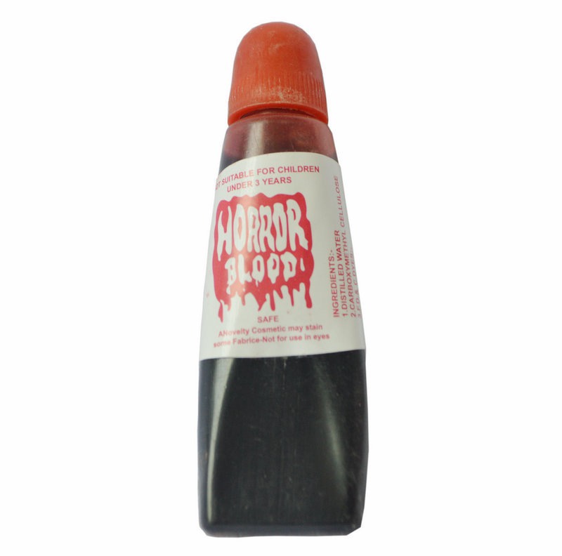 Halloween supplies: Plasma dentures, vampire plasma, red plasma liquid fake blood Specification image