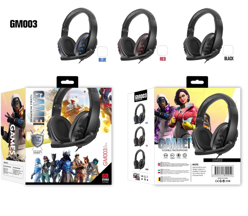 GM003 over-ear headphones, PS4 mobile phone headphones, PUBG game headphones, Honor of Kings game headphones, computer headphones