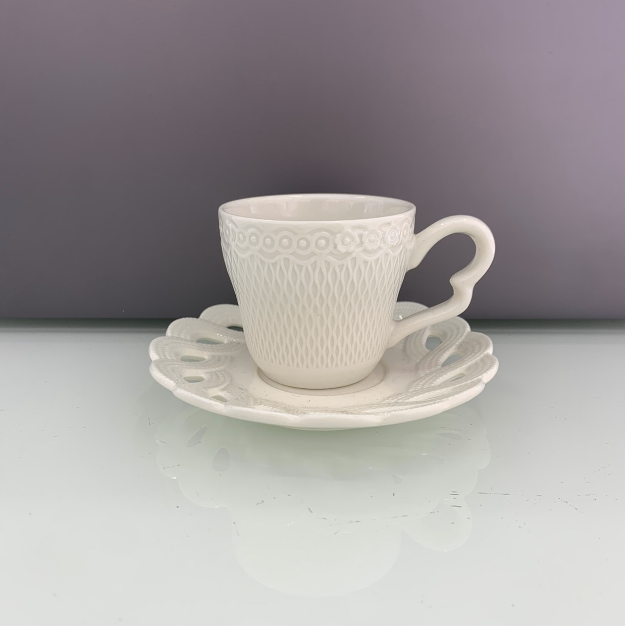 Living Cc KB0210-1 small coffee ☕ ️ cups and saucers thumbnail