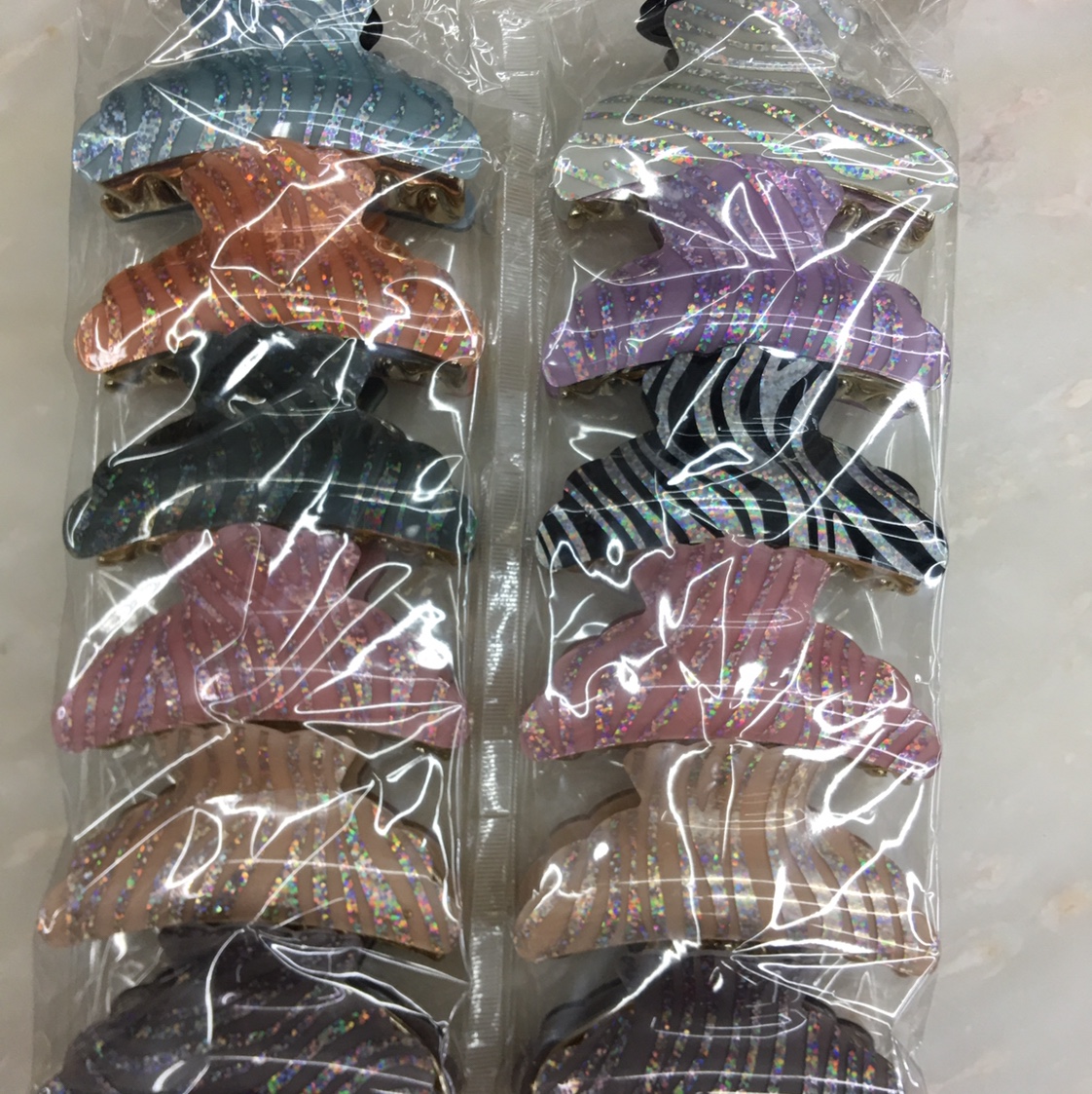 亚克力大元宝9公分洗澡夹、化妆夹