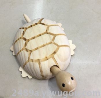 木质乌龟 木制玩具 乌龟 中号
