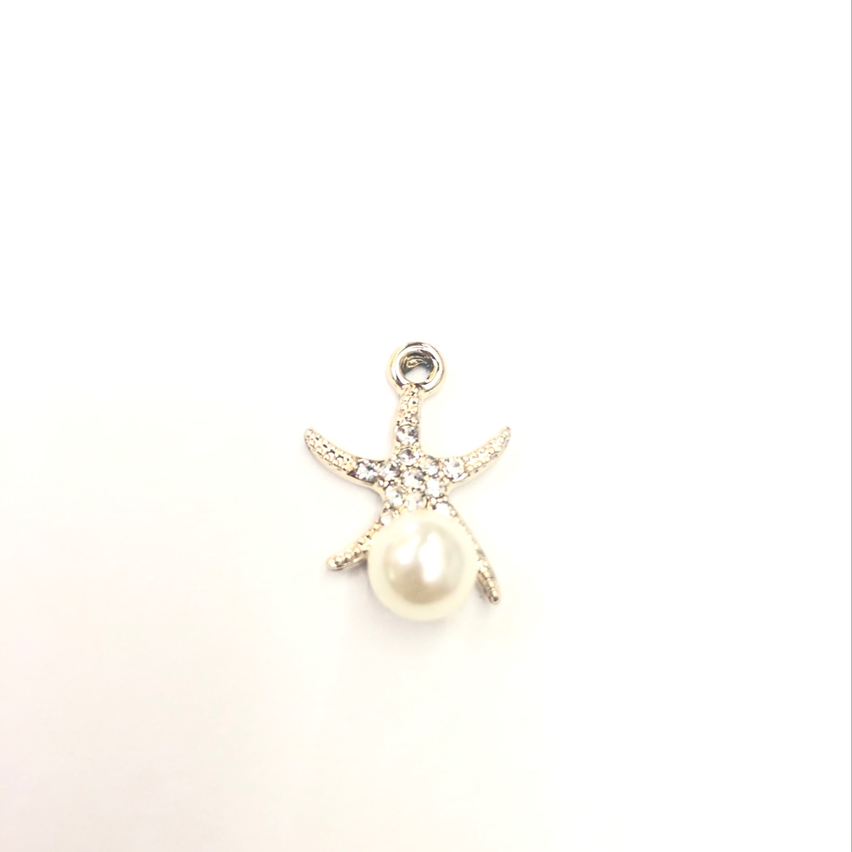 合金饰品配件 海星镶钻珍珠精美挂件项链手链耳环发饰等配件