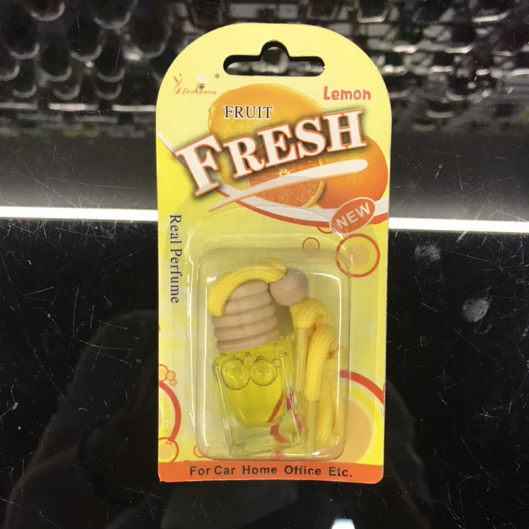 汽车香水挂件长方型黄色款               