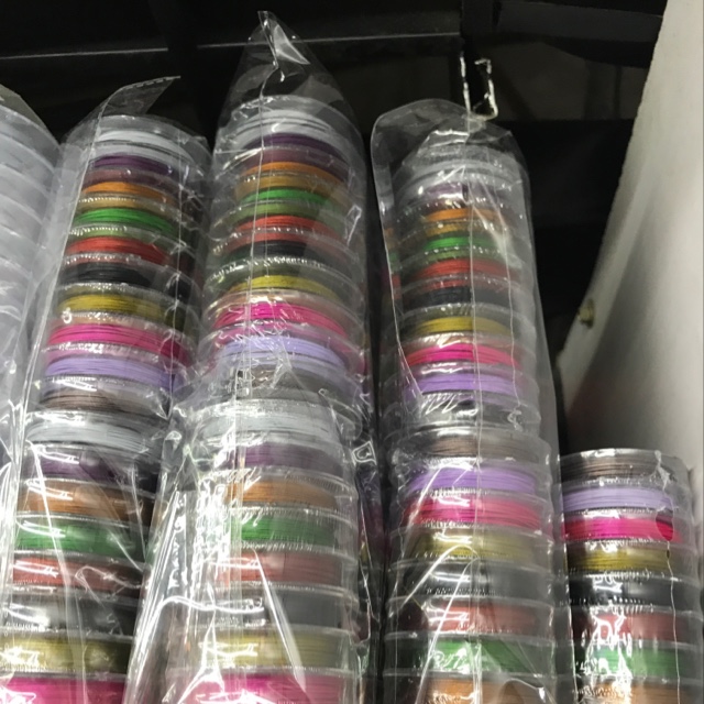 0.38 colored steel wire, Zhao Qi jewelry accessories Q565654