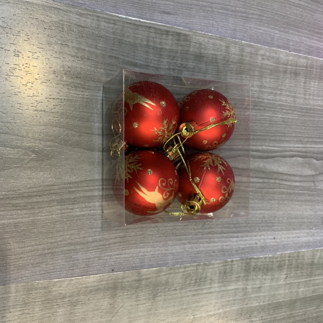 Christmas decorative balls, 5cm matte painted balls
