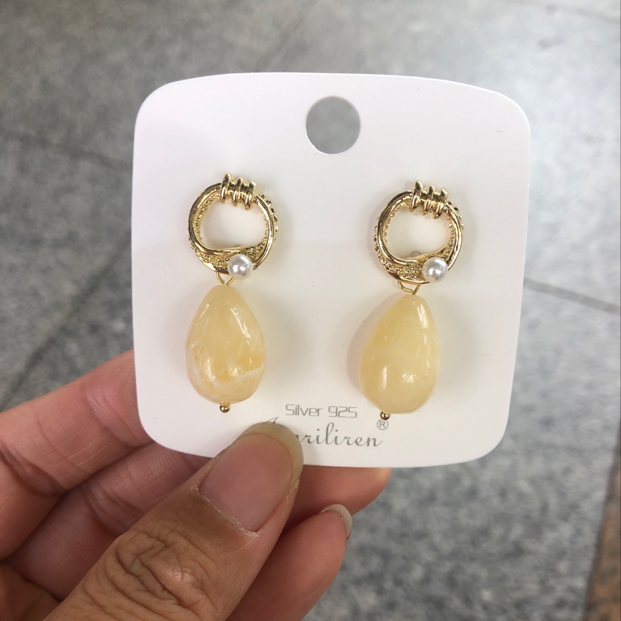 Today beauty jewelry fashion Korean version earrings drop earrings