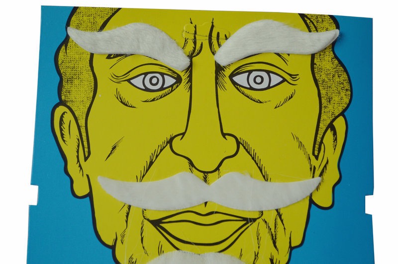 Beard props, Halloween party supplies, movie characters, fake beards, fake beards, white beards, black beards Item Picture