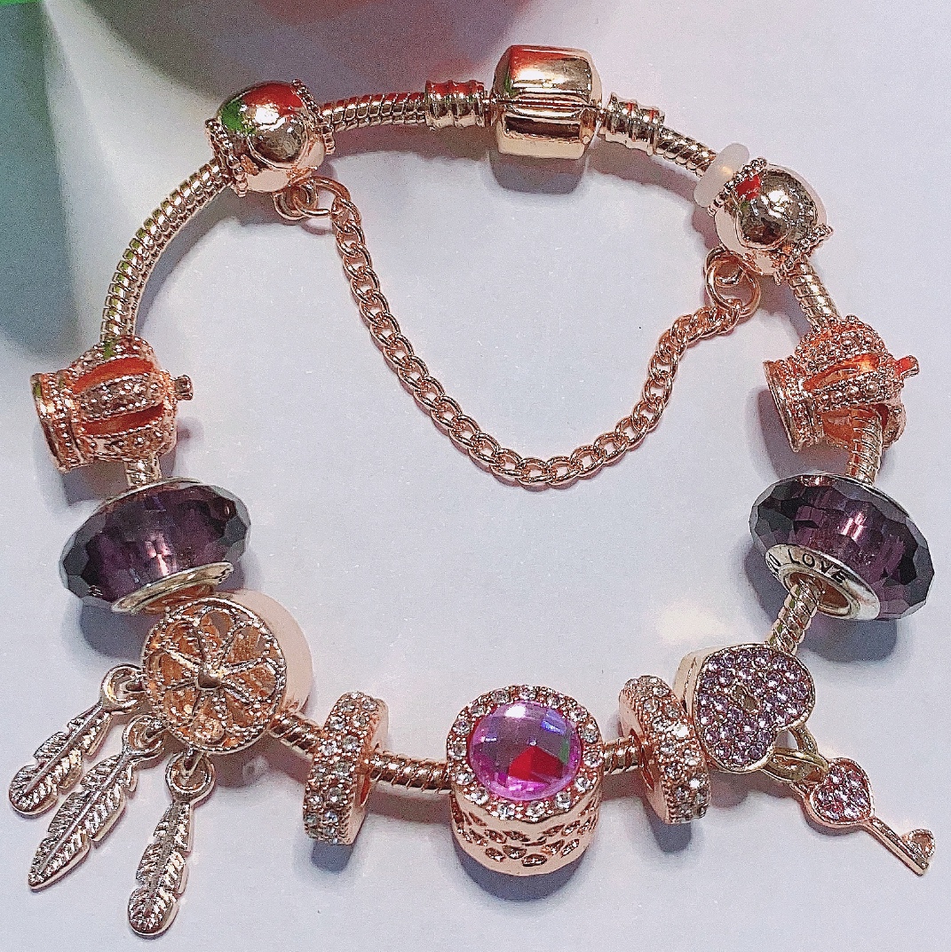 Pan Donna 💗 pendant bracelet love