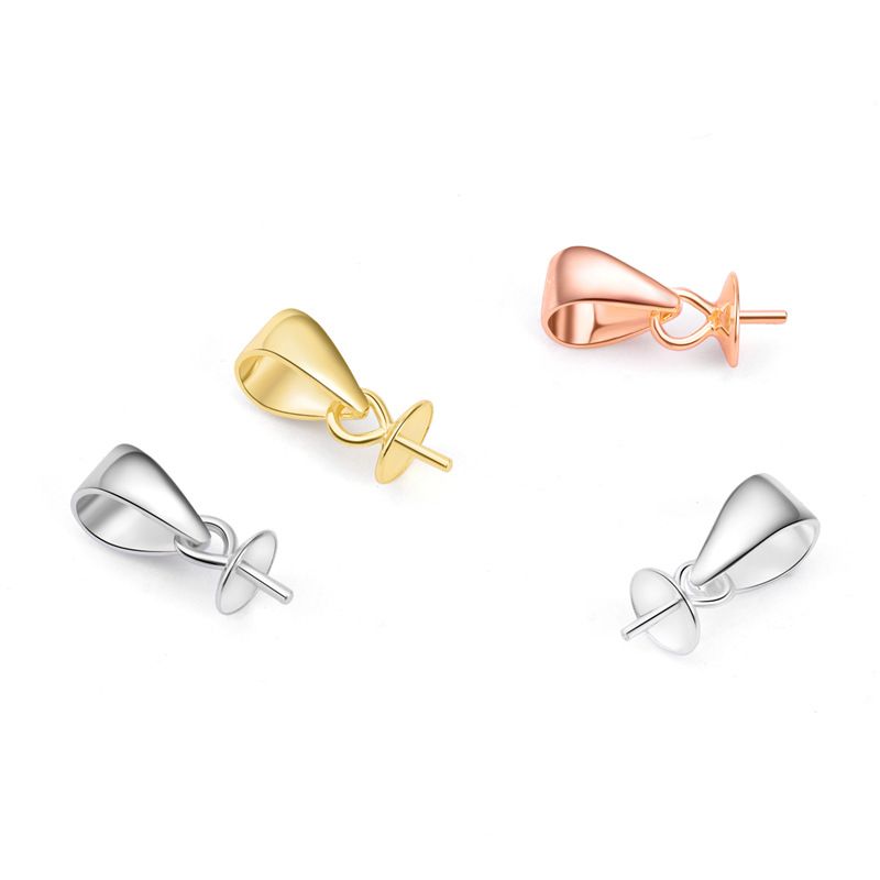 S925 sterling silver pendant gold plated silver pendant DIY accessories wholesale thumbnail