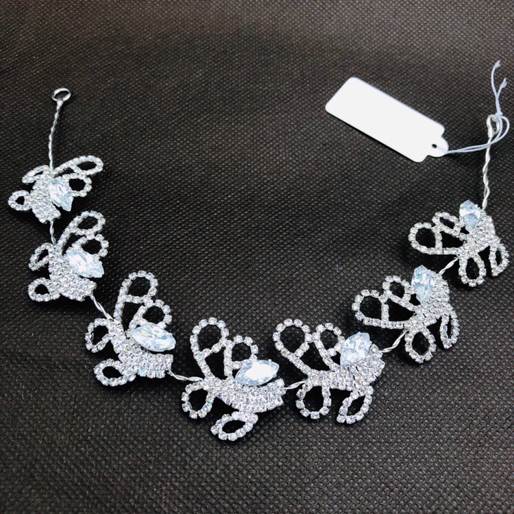 Hair comb zircon strip bridal dress hair clip new
