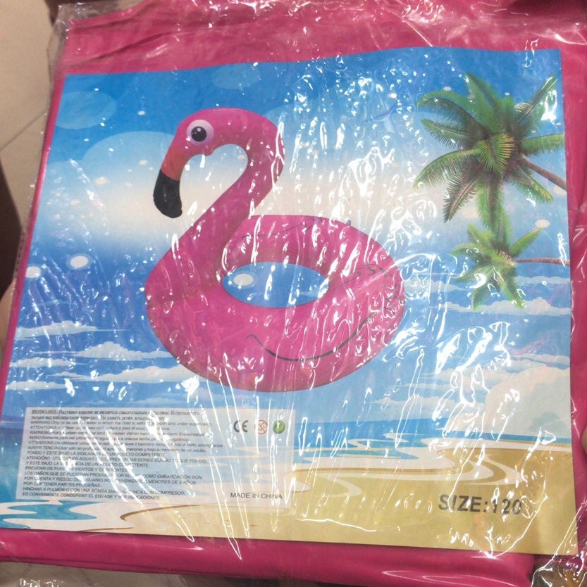 Wholesale flamingo swimming rings and swimming ring toys