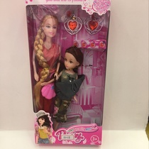 Dress up the doll with long hair