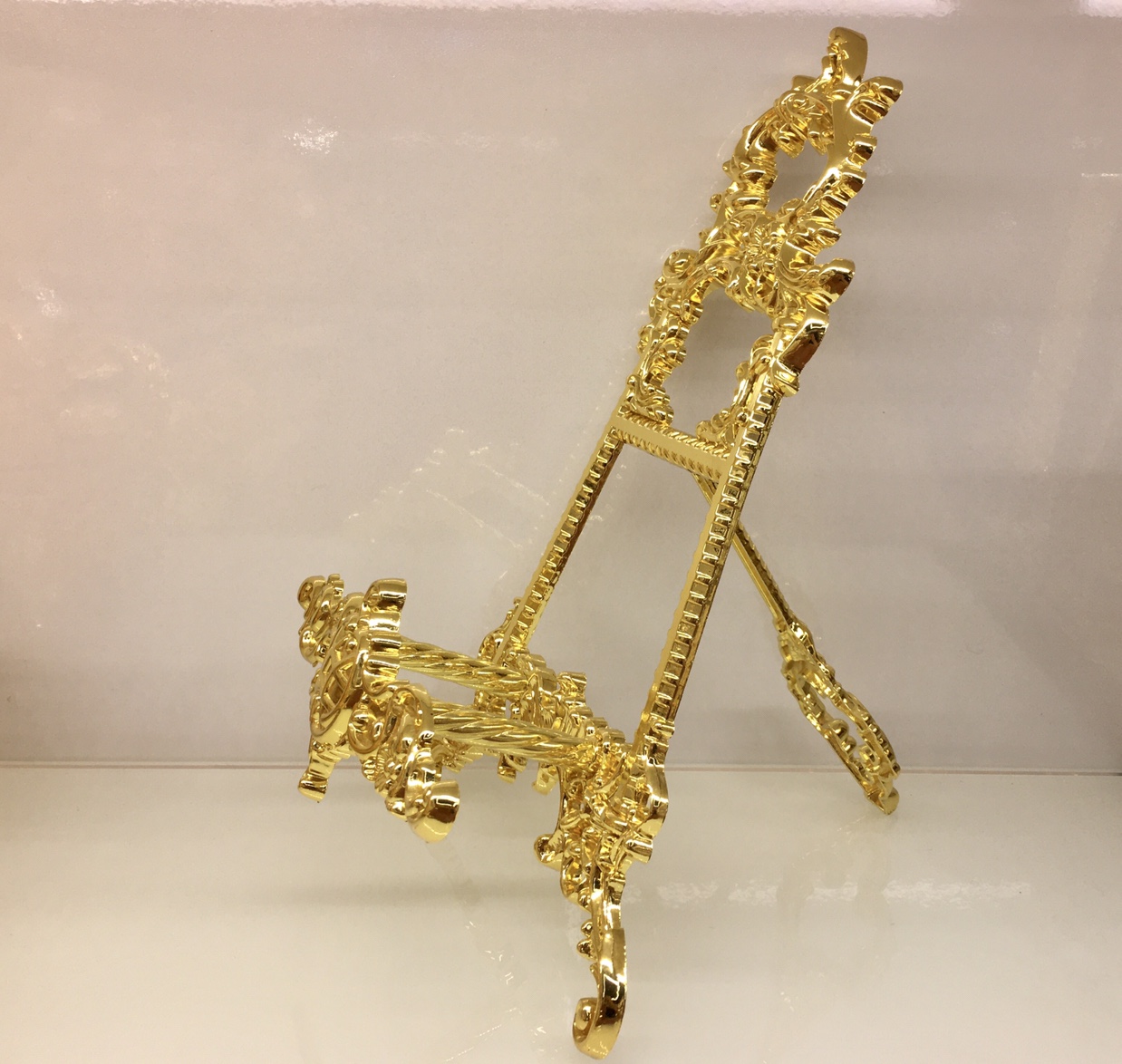 穆斯林经书盒 首饰盒 小号锌合金古兰经盒 Z1010S+锌架 金滴黑详情图7