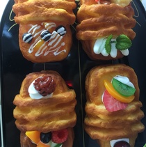 Hot bread Cake fridge sticker 1