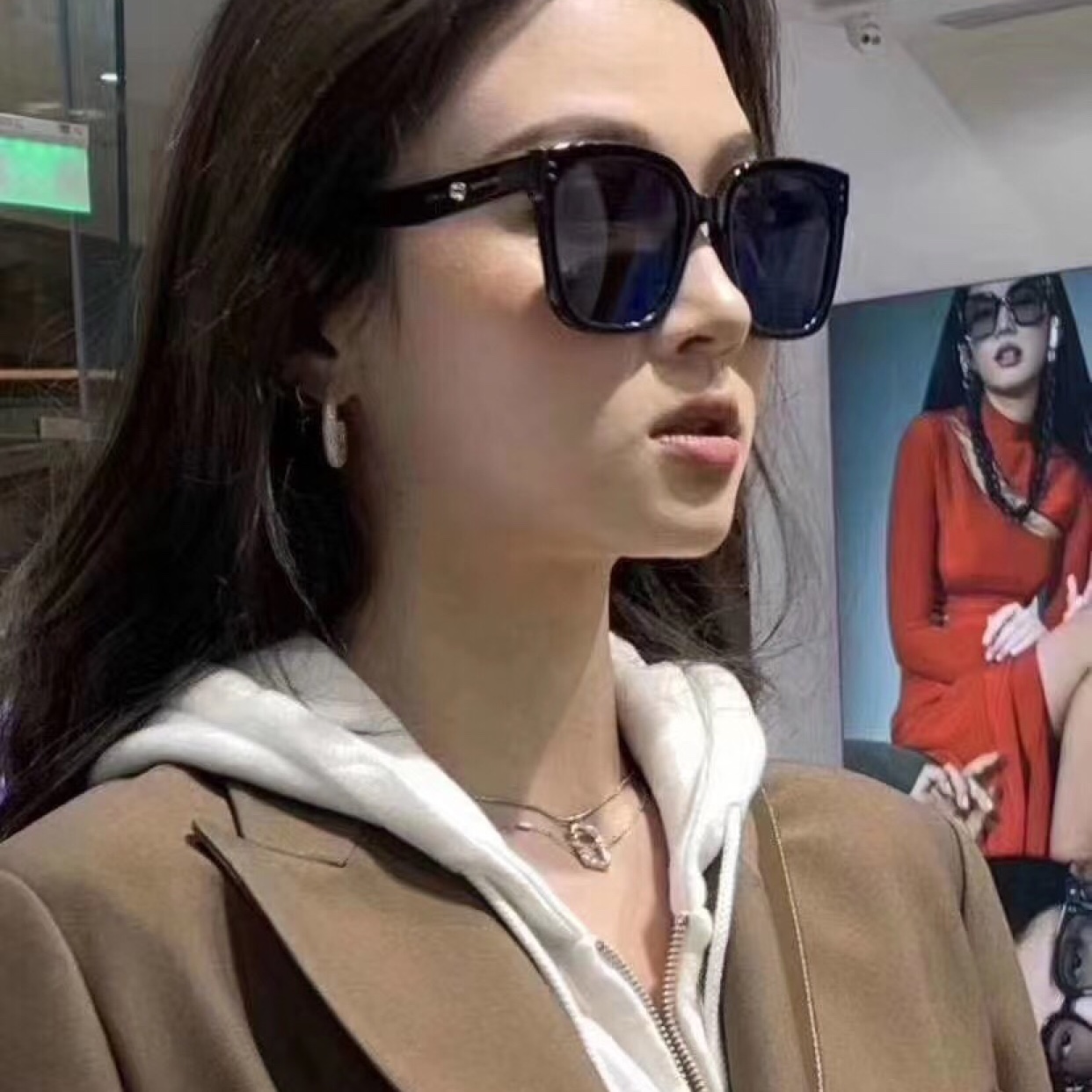 Korean-style trendy sunglasses worn by celebrities details Picture