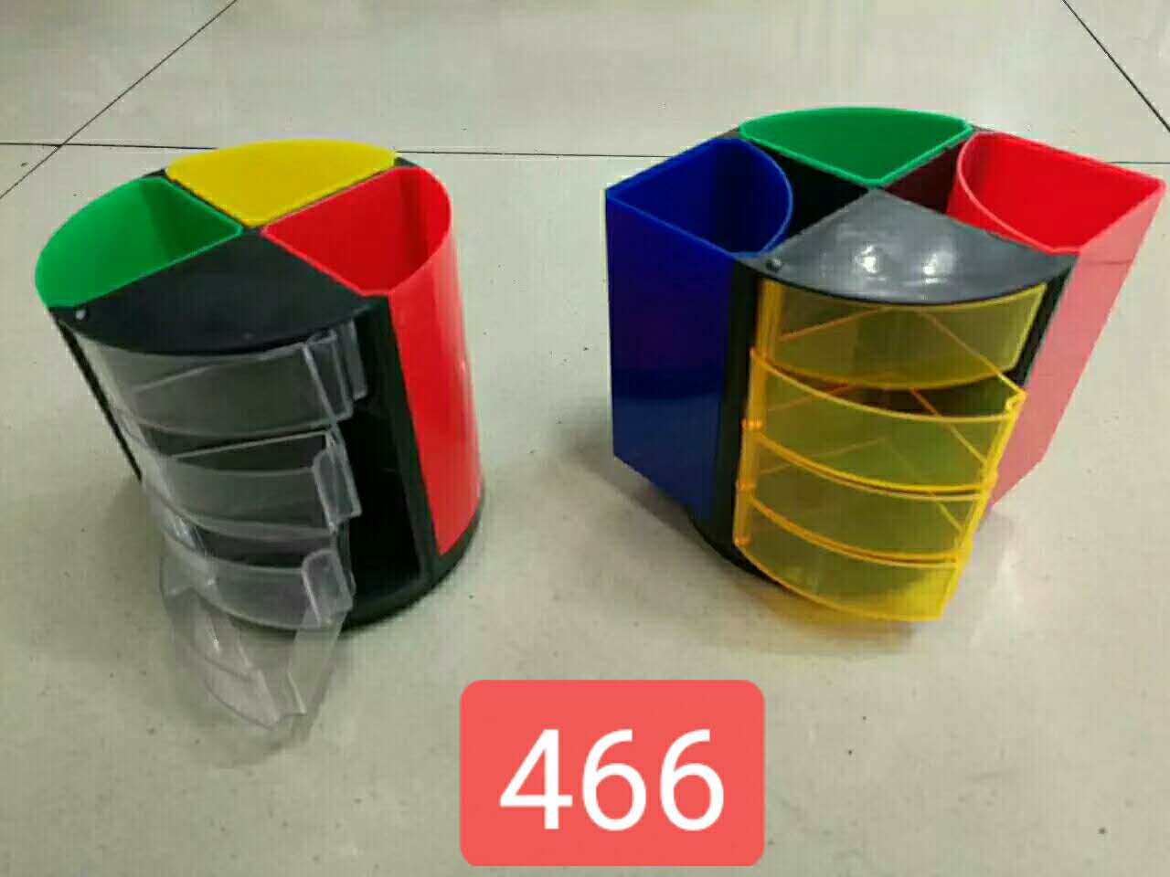 Feisheng plastic pen holder with drawer swivel thumbnail