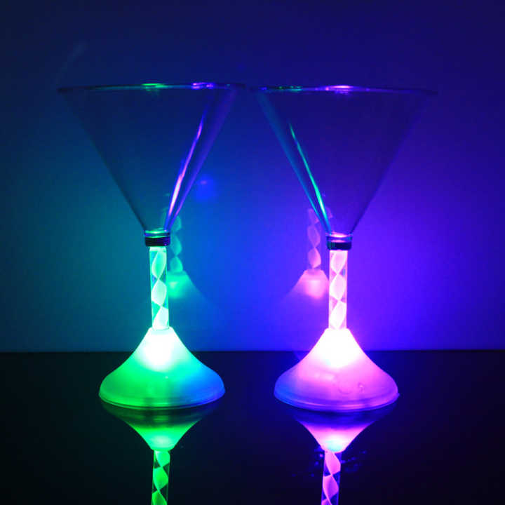 闪光酒吧用品/感应发光杯细节图