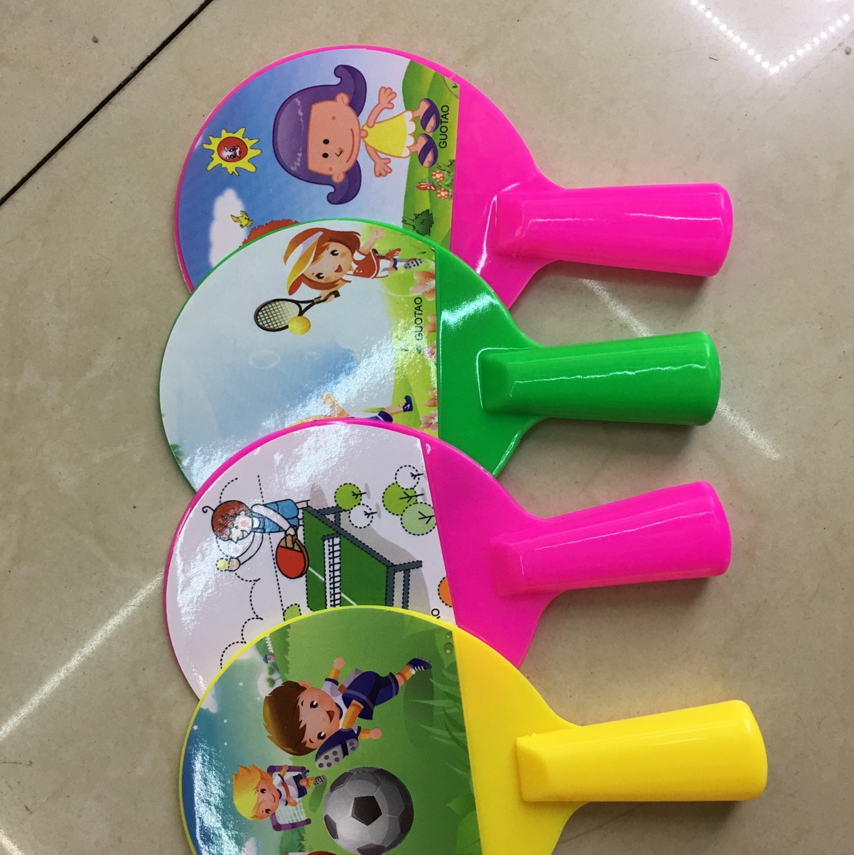 产品名称长14*宽8.7厘米乒乓球拍塑料儿童玩具 运动玩具系列产品