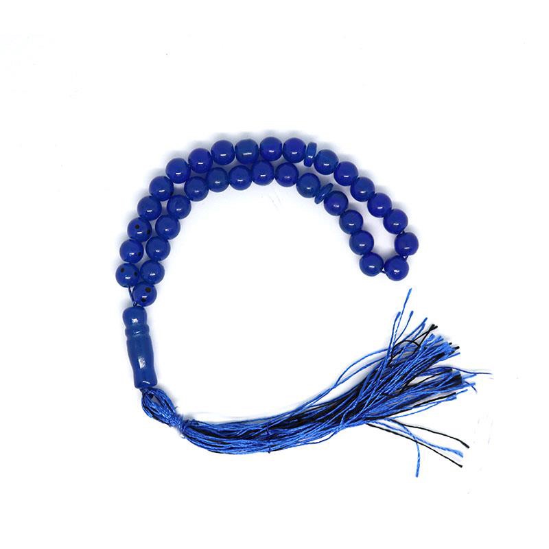 Focus on Muslim rosary beads baking varnish 33 round beads support mixed color factory direct sale thumbnail