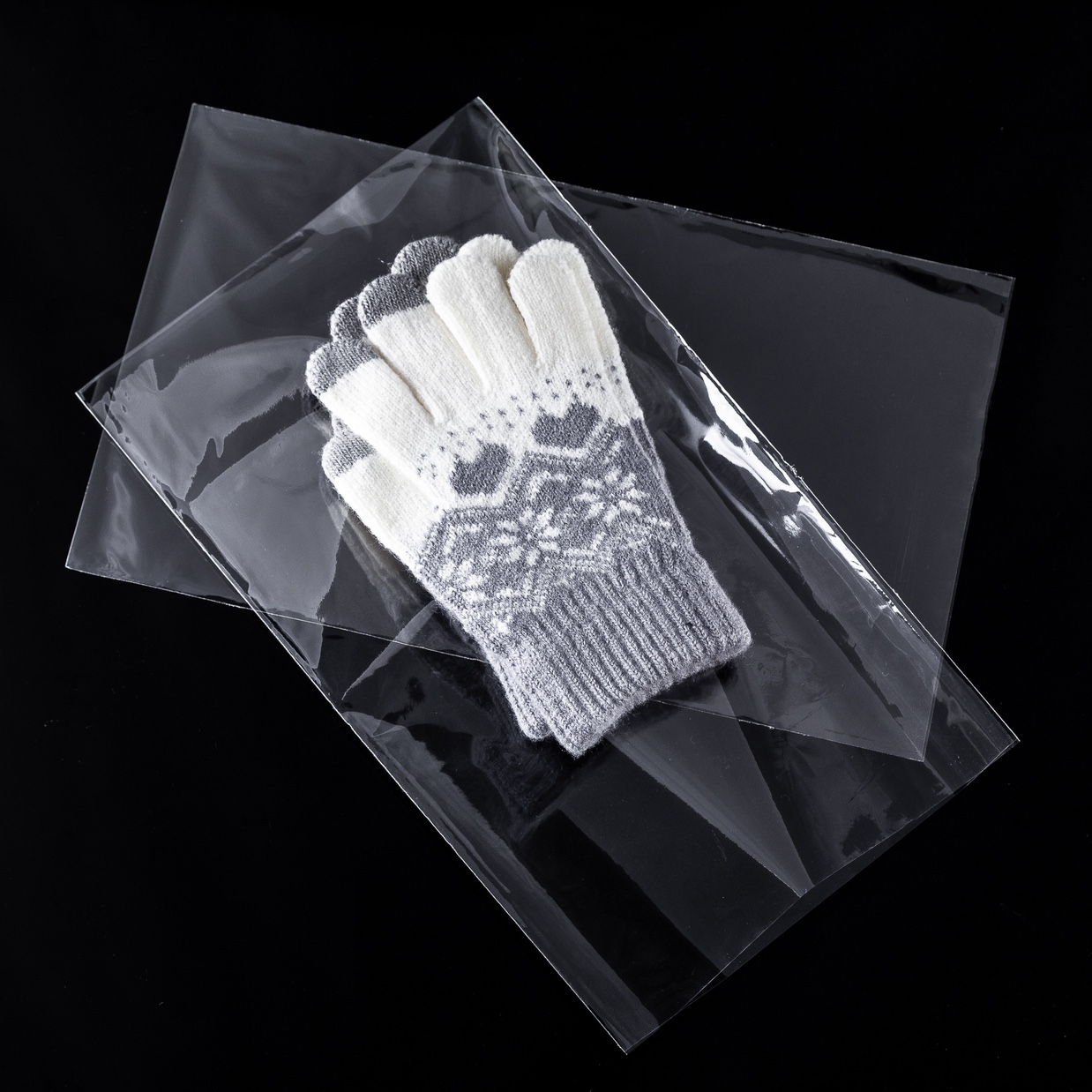 Qin Yun thickened transparent PE self-sealing bag food grade 14X20 pocket 1283 thumbnail