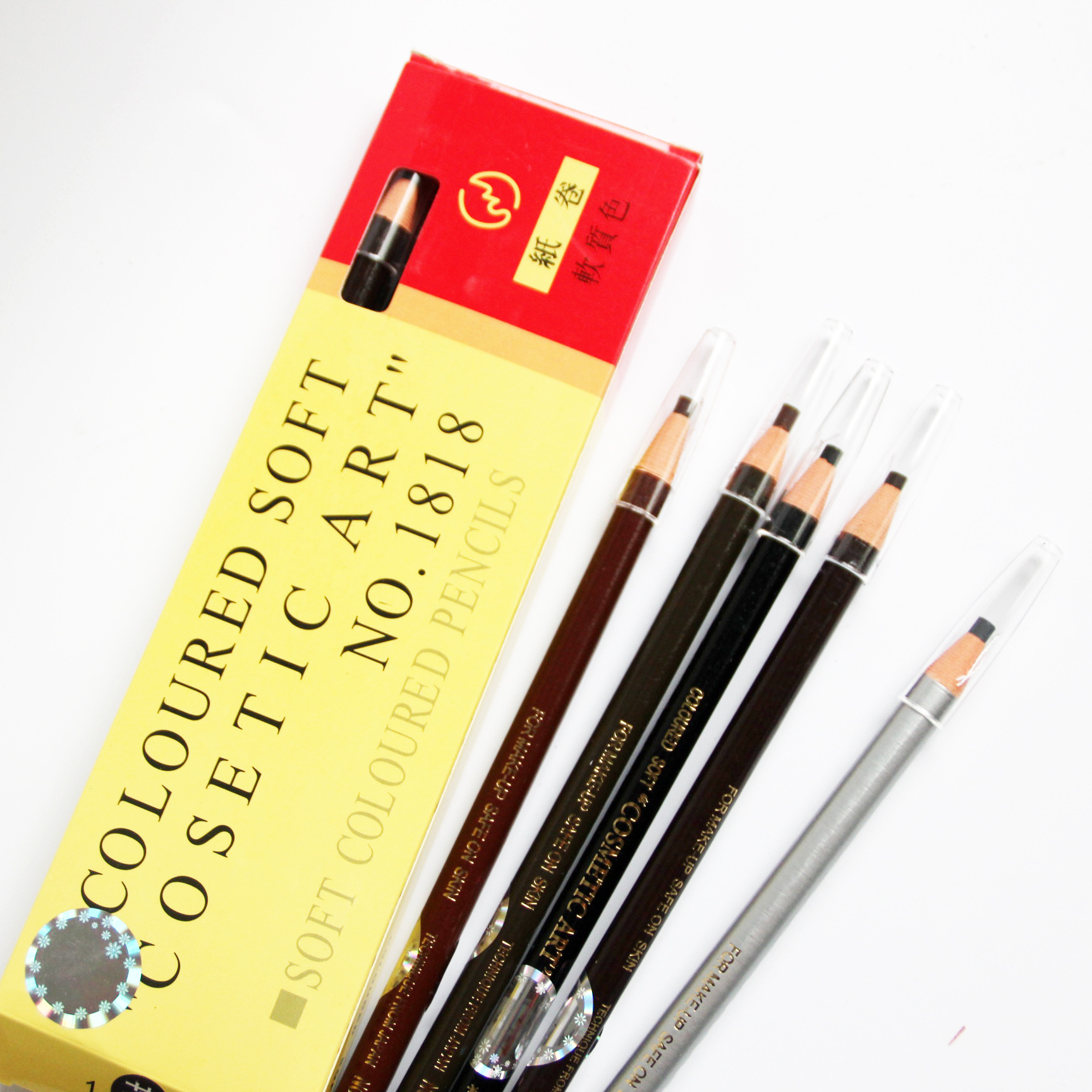 卷纸软质拉线眉笔正版带 防伪 1818防水拉线笔详情3