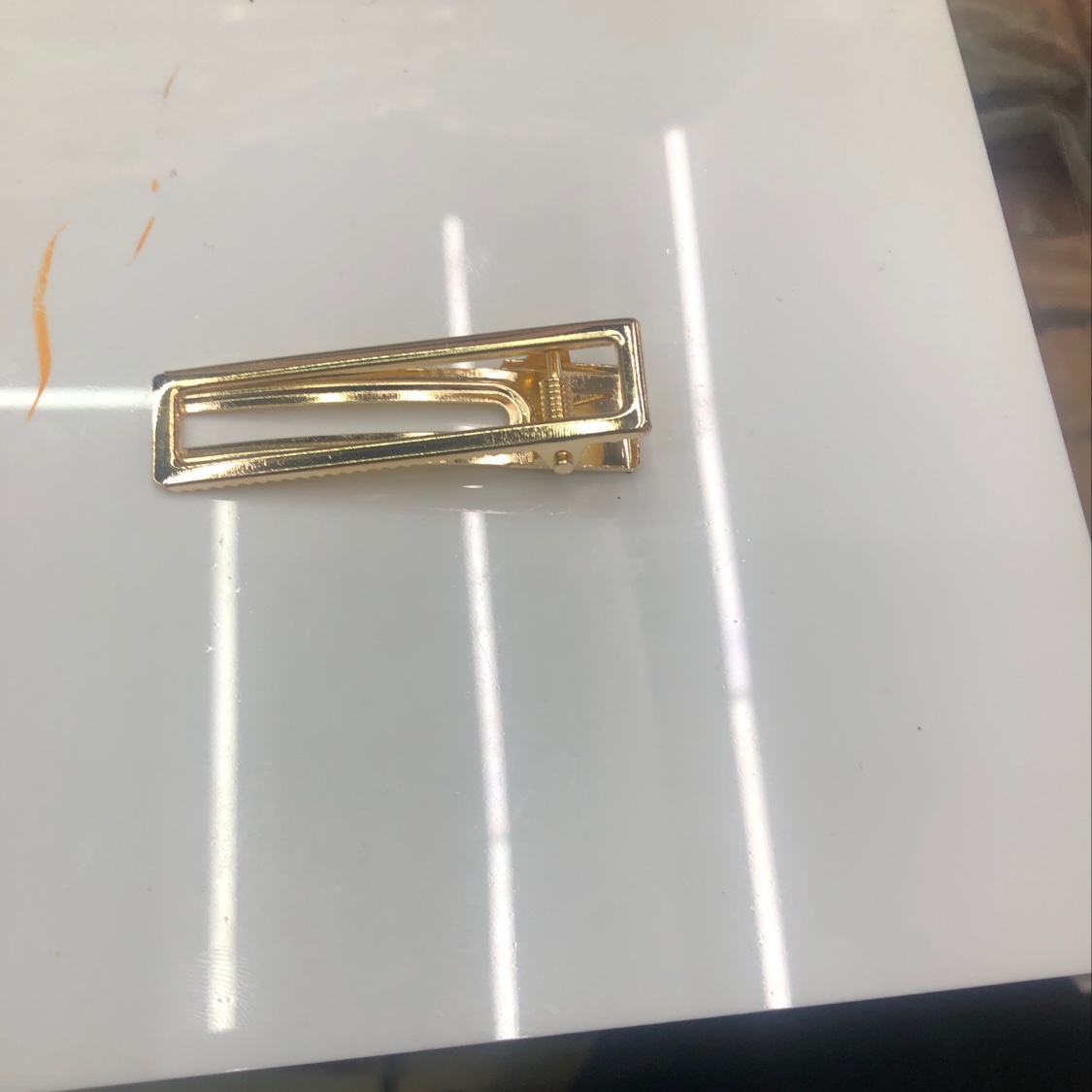 Xiao Gao hair accessory 6 cm square hanging kc alloy hair accessory
