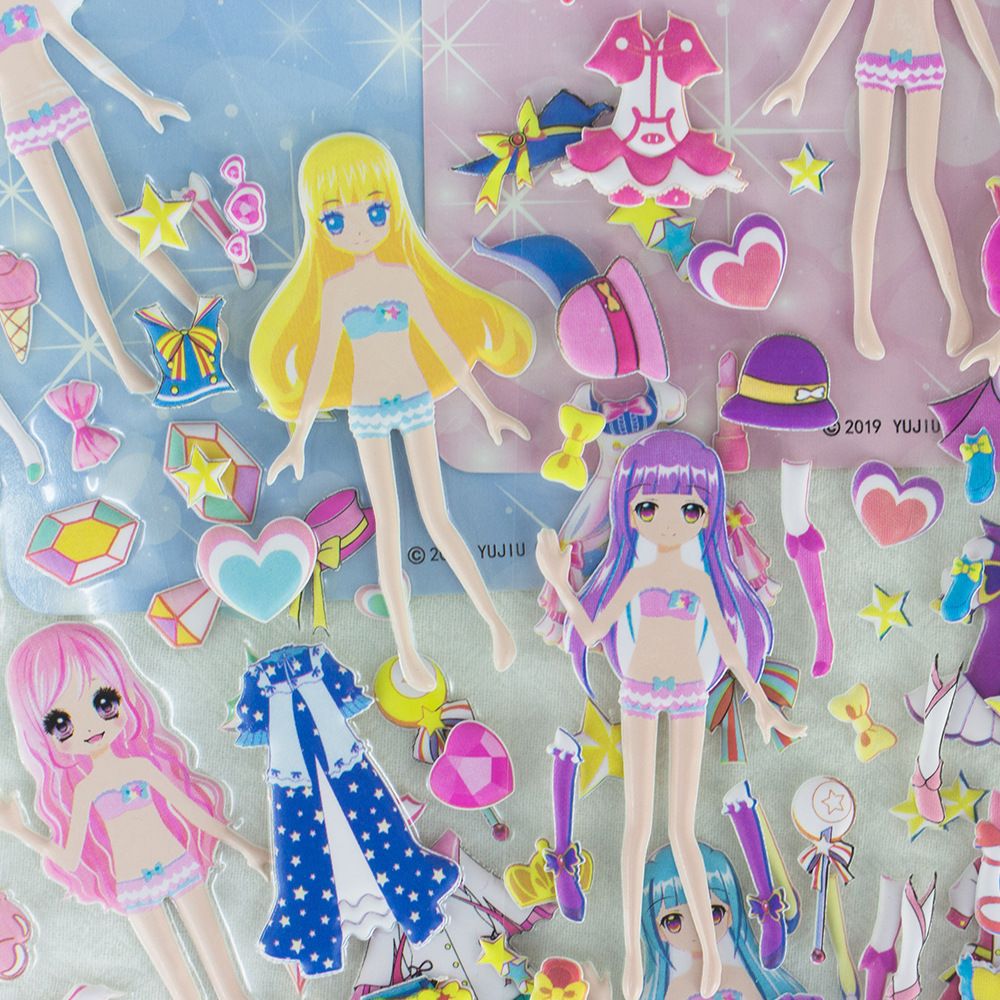 Wahi factory direct selling puzzle fun dressing children's paste DIY puzzle children casual paste Application Scenario
