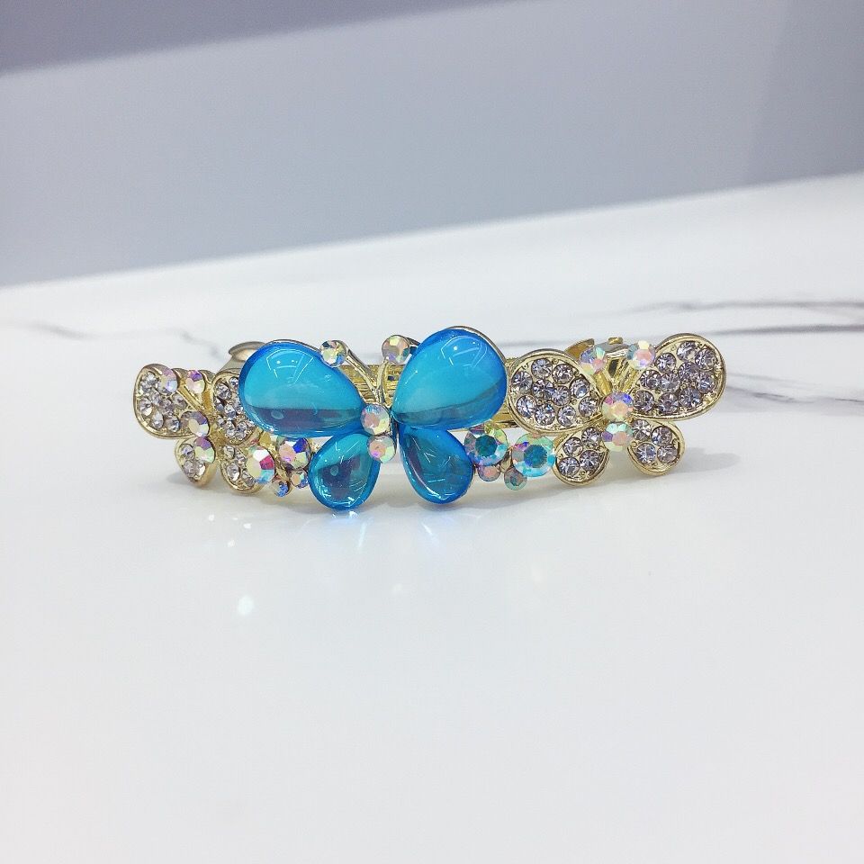 蝴蝶结夹/水晶发饰/韩版发卡产品图