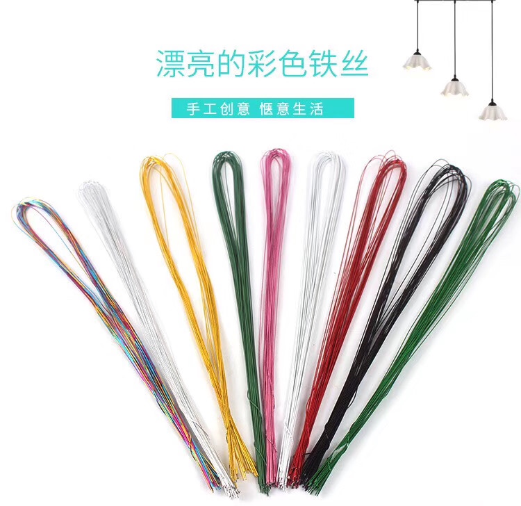 Colored iron wire
