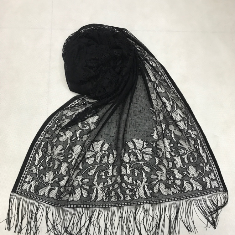 Turkish Hollow Lace Scarf And Headscarf